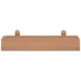Estantes de pared 2 unidades madera maciza de teca 40x15x4 cm de vidaXL, Estantes y estanterías - Ref: Foro24-340754, Precio:...