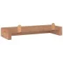 Estantes de pared 2 unidades madera maciza de teca 40x15x4 cm de vidaXL, Estantes y estanterías - Ref: Foro24-340754, Precio:...