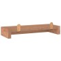 Wall shelves 2 units solid teak wood 40x15x4 cm by vidaXL, Shelves and shelves - Ref: Foro24-340754, Price: 32,74 €, Discount: %
