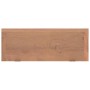 Wall shelves 2 units solid teak wood 40x15x4 cm by vidaXL, Shelves and shelves - Ref: Foro24-340754, Price: 32,74 €, Discount: %