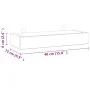 Estantes de pared 2 unidades madera maciza de teca 40x15x4 cm de vidaXL, Estantes y estanterías - Ref: Foro24-340754, Precio:...