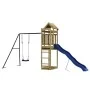 Impregnated pine wood outdoor playground by vidaXL, Swings and play structures - Ref: Foro24-3156963, Price: 340,59 €, Discou...