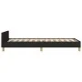 Bed frame with black fabric headboard 90x200 cm by vidaXL, Beds and slatted bases - Ref: Foro24-3125351, Price: 135,97 €, Dis...