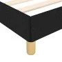 Bed frame with black fabric headboard 90x200 cm by vidaXL, Beds and slatted bases - Ref: Foro24-3125351, Price: 135,97 €, Dis...