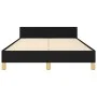 Bed frame with black fabric headboard 120x200 cm by vidaXL, Beds and slatted bases - Ref: Foro24-3125286, Price: 193,94 €, Di...