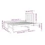 Sofá cama extraíble madera maciza de pino 2x(90x190) cm de vidaXL, Camas y somieres - Ref: Foro24-3124752, Precio: 144,03 €, ...