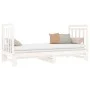 Removable sofa bed solid white pine wood 2x(90x190) cm by vidaXL, Beds and slatted bases - Ref: Foro24-3124773, Price: 207,26...