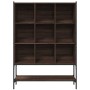 Estantería madera de ingeniería marrón roble 102x30x141,5 cm