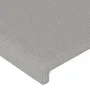 Estructura de cama con cabecero de tela gris claro 200x200 cm de vidaXL, Camas y somieres - Ref: Foro24-3124919, Precio: 232,...