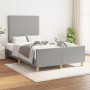 Light gray fabric bed frame with headboard 120x200 cm by vidaXL, Beds and slatted bases - Ref: Foro24-3124960, Price: 160,85 ...