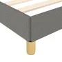 Bed frame with headboard in dark gray fabric 140x200 cm by vidaXL, Beds and slatted bases - Ref: Foro24-3124896, Price: 230,3...