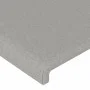 Light gray fabric bed frame with headboard 90x200 cm by vidaXL, Beds and slatted bases - Ref: Foro24-3124863, Price: 132,63 €...