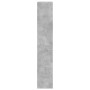 Mueble zapatero 4 cajones abatibles gris hormigón 60x34x187,5cm