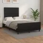 Bed frame with headboard black synthetic leather 120x200cm by vidaXL, Beds and slatted bases - Ref: Foro24-3125439, Price: 17...