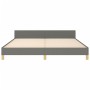 Bettgestell mit Kopfteil aus dunkelgrauem Stoff 160x200 cm von vidaXL, Betten und Lattenroste - Ref: Foro24-3124904, Preis: 2...