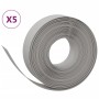 Garden edging 5 units gray polyethylene 10 m 15 cm by vidaXL, Garden edging and edging - Ref: Foro24-3155443, Price: 130,45 €...