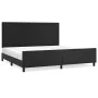 Estructura de cama con cabecero cuero sintético negro 200x200cm de vidaXL, Camas y somieres - Ref: Foro24-3125469, Precio: 22...