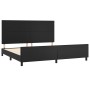 Estructura de cama con cabecero cuero sintético negro 200x200cm de vidaXL, Camas y somieres - Ref: Foro24-3125469, Precio: 23...