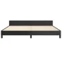 Bed frame with headboard black synthetic leather 200x200cm by vidaXL, Beds and slatted bases - Ref: Foro24-3125469, Price: 22...