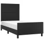 Bed frame with headboard black synthetic leather 80x200 cm by vidaXL, Beds and slatted bases - Ref: Foro24-3125415, Price: 14...
