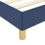 Bed frame with headboard gray taupe blue fabric 140x200 cm by vidaXL, Beds and slatted bases - Ref: Foro24-3125063, Price: 21...