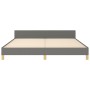 Bed frame with headboard dark gray fabric 180x200 cm by vidaXL, Beds and slatted bases - Ref: Foro24-3124912, Price: 241,58 €...