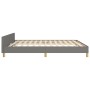 Bed frame with headboard dark gray fabric 180x200 cm by vidaXL, Beds and slatted bases - Ref: Foro24-3124912, Price: 241,58 €...