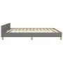 Bed frame with headboard dark gray fabric 180x200 cm by vidaXL, Beds and slatted bases - Ref: Foro24-3124912, Price: 238,26 €...