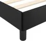 Bed frame with headboard black synthetic leather 90x200 cm by vidaXL, Beds and slatted bases - Ref: Foro24-3125549, Price: 14...