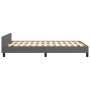 Bettgestell mit Kopfteil aus grauem Kunstleder 120x200cm von vidaXL, Betten und Lattenroste - Ref: Foro24-3125565, Preis: 213...
