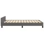 Estructura de cama con cabecero cuero sintético gris 120x200cm de vidaXL, Camas y somieres - Ref: Foro24-3125565, Precio: 209...