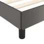 Bed frame with headboard gray synthetic leather 120x200cm by vidaXL, Beds and slatted bases - Ref: Foro24-3125565, Price: 209...