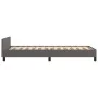Bed frame with headboard gray synthetic leather 90x200 cm by vidaXL, Beds and slatted bases - Ref: Foro24-3125431, Price: 161...