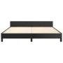 Bettgestell mit Kopfteil aus schwarzem Kunstleder 160x200cm von vidaXL, Betten und Lattenroste - Ref: Foro24-3125457, Preis: ...