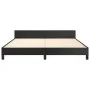 Bed frame with headboard black synthetic leather 160x200cm by vidaXL, Beds and slatted bases - Ref: Foro24-3125579, Price: 21...