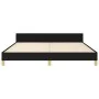 Bed frame with black fabric headboard 180x200 cm by vidaXL, Beds and slatted bases - Ref: Foro24-3125318, Price: 244,63 €, Di...