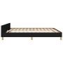 Bed frame with black fabric headboard 180x200 cm by vidaXL, Beds and slatted bases - Ref: Foro24-3125318, Price: 247,88 €, Di...