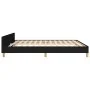 Bed frame with black fabric headboard 180x200 cm by vidaXL, Beds and slatted bases - Ref: Foro24-3125318, Price: 244,63 €, Di...