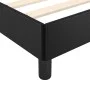 Bed frame with headboard black synthetic leather 100x200cm by vidaXL, Beds and slatted bases - Ref: Foro24-3125555, Price: 13...