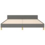 Bed frame with headboard dark gray fabric 180x200 cm by vidaXL, Beds and slatted bases - Ref: Foro24-3125074, Price: 230,13 €...