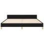 Bed frame with black fabric headboard 160x200 cm by vidaXL, Beds and slatted bases - Ref: Foro24-3125067, Price: 212,34 €, Di...