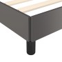 Bed frame with headboard gray synthetic leather 90x200 cm by vidaXL, Beds and slatted bases - Ref: Foro24-3125553, Price: 186...