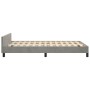 Light gray velvet bed frame with headboard 120x200cm by vidaXL, Beds and slatted bases - Ref: Foro24-3125745, Price: 160,40 €...