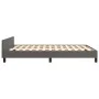 Bed frame with headboard gray synthetic leather 140x200cm by vidaXL, Beds and slatted bases - Ref: Foro24-3125577, Price: 209...