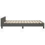Dark gray velvet bed frame with headboard 120x200 cm by vidaXL, Beds and slatted bases - Ref: Foro24-3125929, Price: 191,74 €...