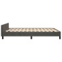 Dark gray velvet bed frame with headboard 140x200 cm by vidaXL, Beds and slatted bases - Ref: Foro24-3125941, Price: 241,62 €...