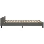 Dark gray velvet bed frame with headboard 120x200 cm by vidaXL, Beds and slatted bases - Ref: Foro24-3125990, Price: 171,30 €...