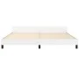 White synthetic leather headboard bed frame 200x200 cm by vidaXL, Beds and slatted bases - Ref: Foro24-3125470, Price: 244,83...