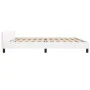 White synthetic leather headboard bed frame 200x200 cm by vidaXL, Beds and slatted bases - Ref: Foro24-3125470, Price: 244,83...