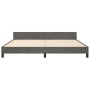 Dark gray velvet bed frame with headboard 200x200 cm by vidaXL, Beds and slatted bases - Ref: Foro24-3125959, Price: 265,35 €...